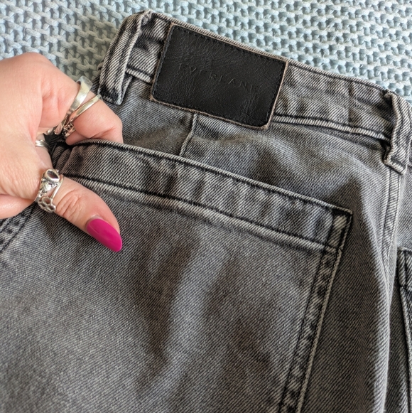 Everlane Grey Barrel Jeans Sz 24 - Picture 9 of 10